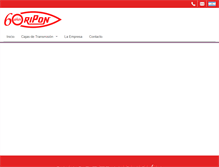 Tablet Screenshot of oripon.com.ar